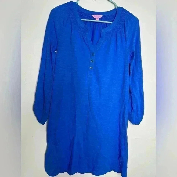 Lilly Pulitzer Alessia Dress 3/4 Sleeve V-Neck Button Size XXS - Picture 1 of 6